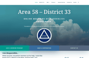 2026-05-24-SCV-AA-Central-Office Santa Clarita Valley Central Office of Alcoholics Anonymous homepage with AA Meetings and AA Events buttons.