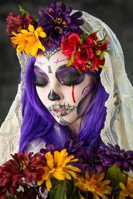 Hannah (my daughter) as Día de Muertos Hannah (my daughter) as Día de Muertos