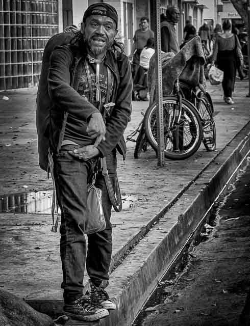 Homeless Man Skid Row Homeless Man Skid Row